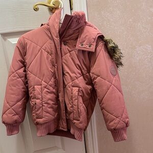 Abercrombie Kids Pink Quilted Jacket